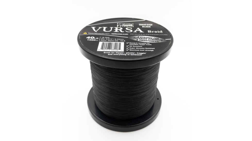 Fitzgerald Fishing Vursa Braid Line, 30LB, Green, 150yds, VBG30150