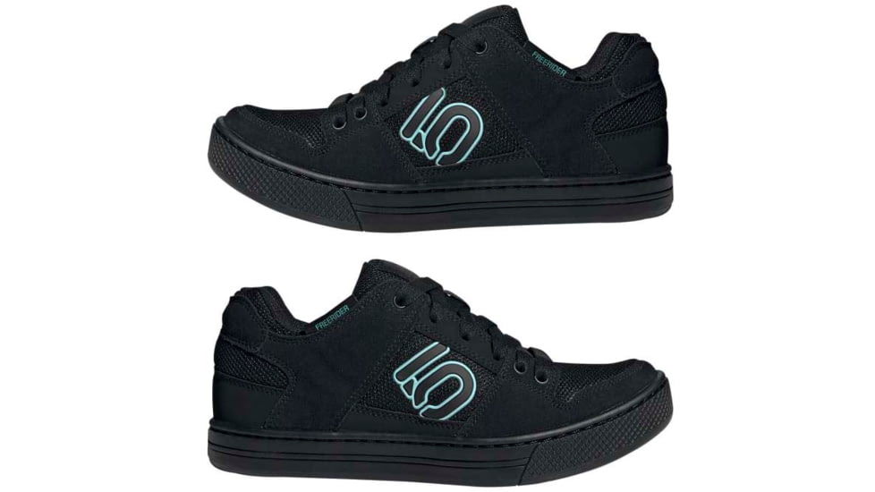 Five Ten Freerider Shoes - Womens, Core Black/Acid Mint/Core Black, 6.5, FX4449-6.5