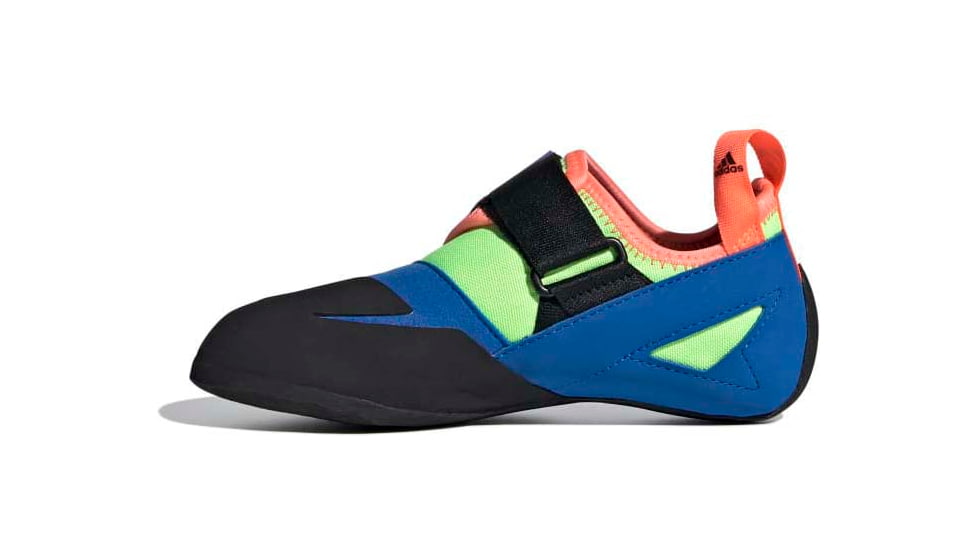 Five Ten Kirigami Climbing Shoes - Kids, Glory Blue/Signal Coral/Signal Green, 1, EE9435-1