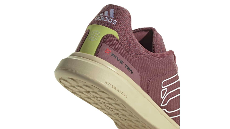 Five Ten Sleuth DLX Canvas Shoes - Womens, Quiet Crimson/Ftwr White/Sandy Beige, 9, GZ9867-9