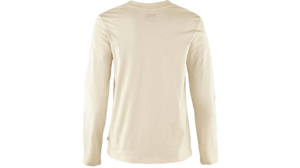 Fjallraven 1960 Logo T-Shirt Long Sleeve - Womens, Chalk White, Medium, F86989-113-M