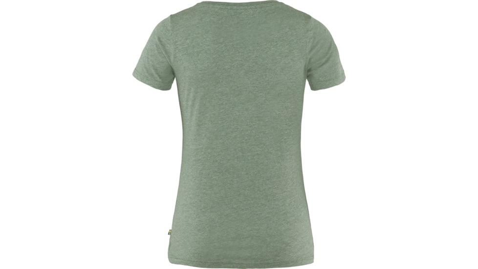 Fjallraven 1960 Logo T-Shirt - Womens, Patina Green/Melange, Extra Small, F83513-614-999-XS