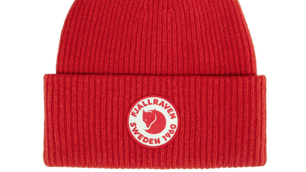 Fjallraven 1961 Logo Hat, True Red, One Size, F78142-334-OS