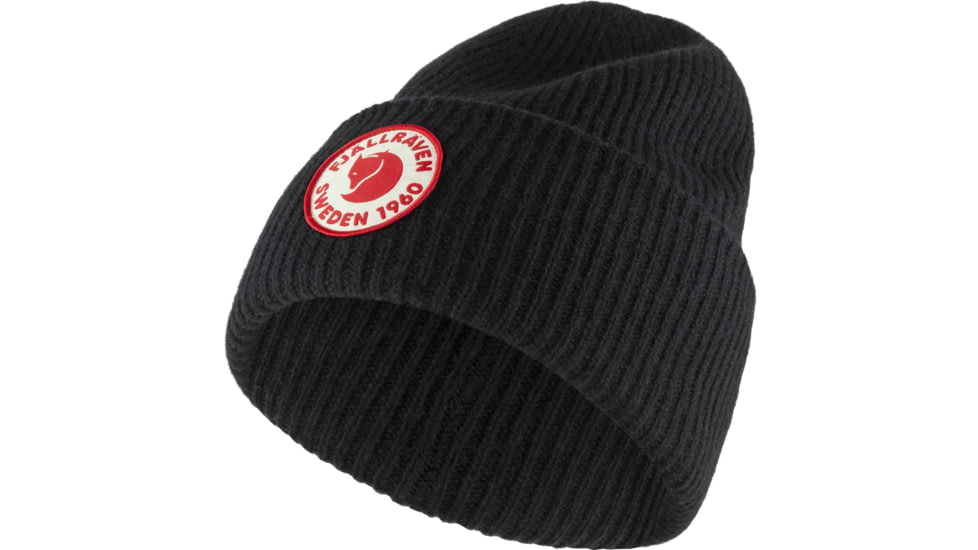 Fjallraven 1962 Logo Hat, Black, One Size, F78142-550-OS