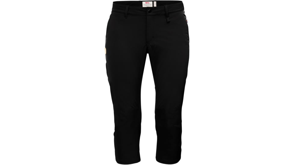 Fjallraven Abisko Capri Trousers - Womens, Black, 12, F89584-550-42