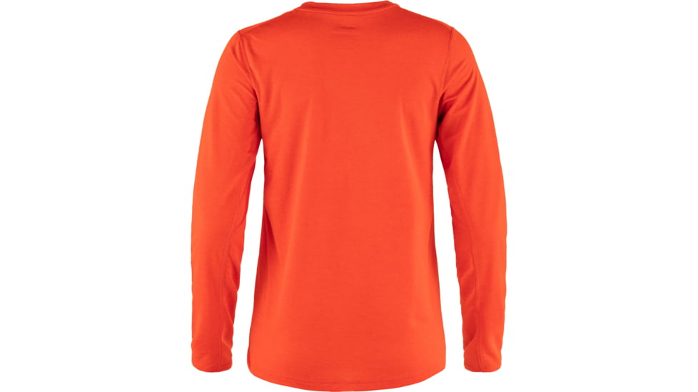 Fjallraven Abisko Day Hike Long Sleeve - Women's, Flame Orange, Extra Small, F14600161-214-XS