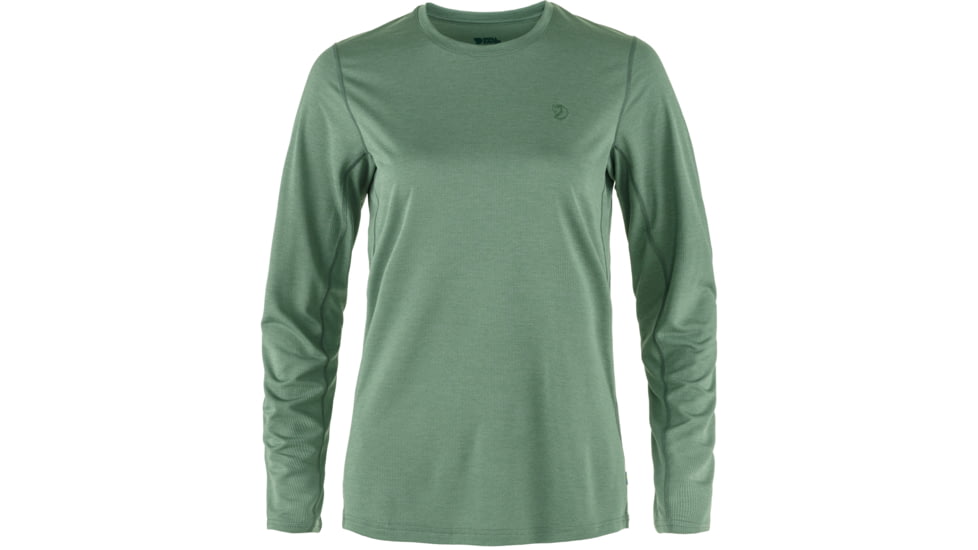 Fjallraven Abisko Day Hike Long Sleeve - Womens, Patina Green, Medium, F14600161-614-M