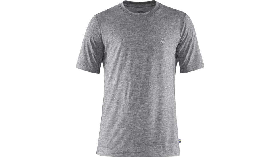 Fjallraven Abisko Day Hike Short Sleeve T-Shirt - Mens, Shark Grey, Large, F87197-016-L