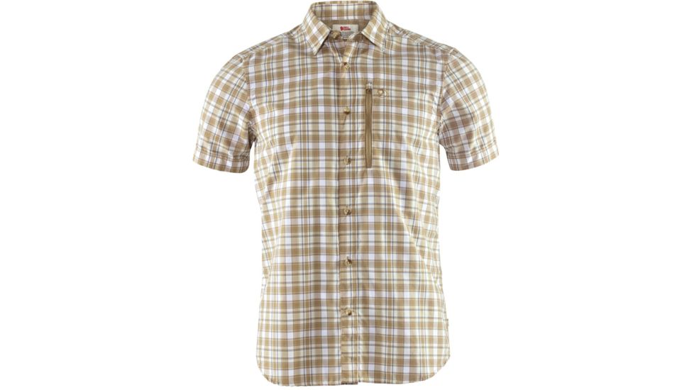 Fjallraven Abisko Hike SS Shirt - Men's, Extra Large, Sand, F81533-220-XL