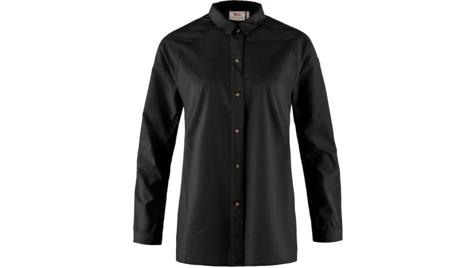 Fjallraven Abisko Hike Shirt - Womens, Black, Large, F14600167-550-L