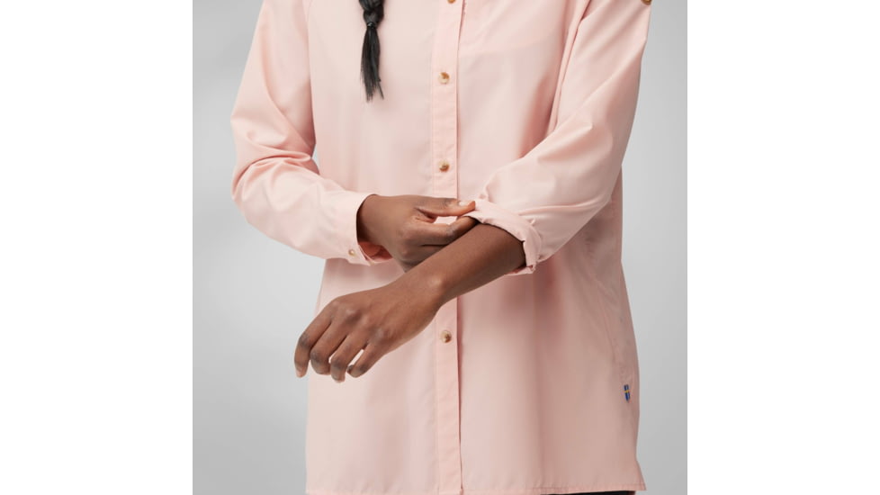 Fjallraven Abisko Hike Shirt - Womens, Chalk Rose, Extra Small, F14600167-302-XS
