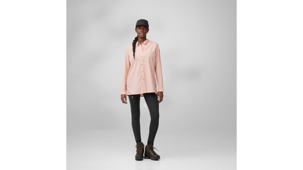 Fjallraven Abisko Hike Shirt - Womens, Chalk Rose, Extra Small, F14600167-302-XS