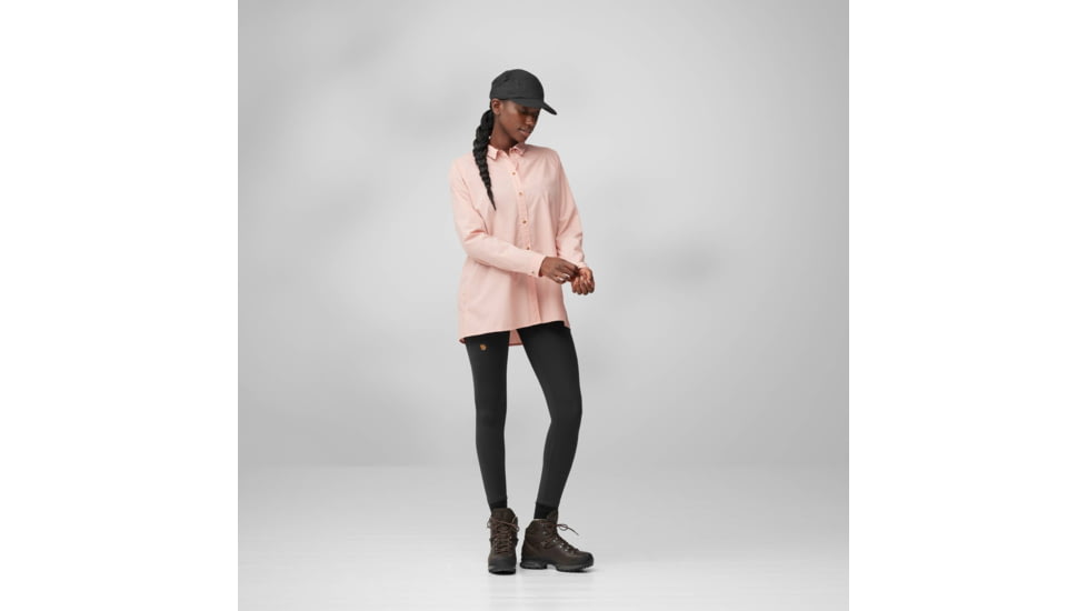 Fjallraven Abisko Hike Shirt - Womens, Chalk Rose, Extra Small, F14600167-302-XS
