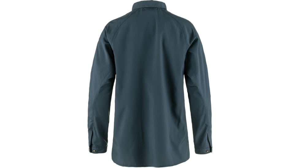 Fjallraven Abisko Hike Shirt - Womens, Navy, Large, F14600167-560-L