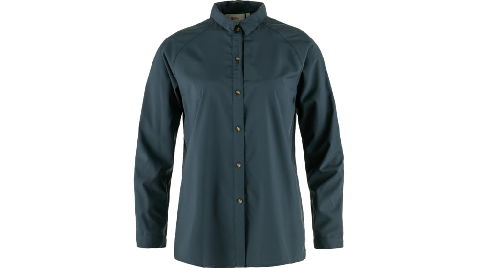 Fjallraven Abisko Hike Shirt - Womens, Navy, Large, F14600167-560-L