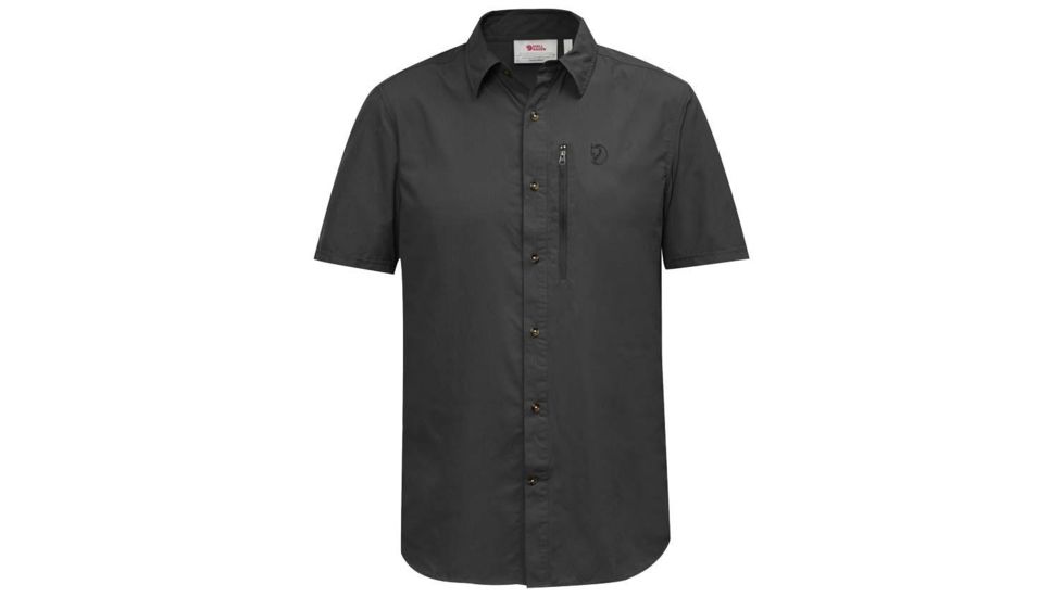 Fjallraven Abisko Hike SS Shirt - Men's, Small, Dark Grey, F82268-30-S