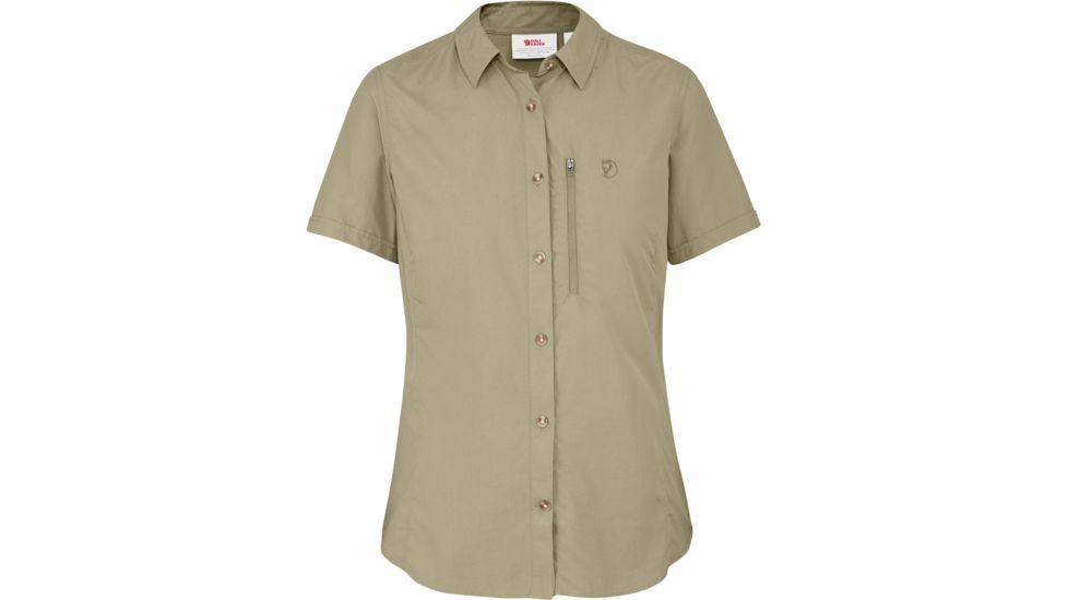 Fjallraven Abisko Hike Short Sleeve Shirt - Women's-Cork-Small