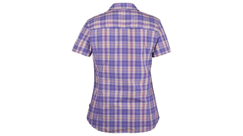 Fjallraven Abisko Hike Short Sleeve Shirt Womens, Purple, XL, F89824-580-XL