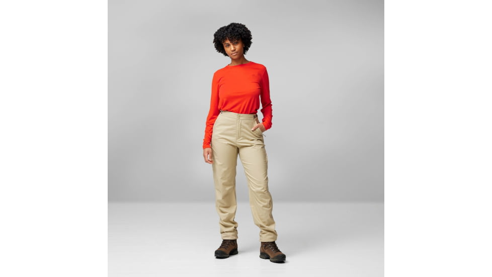 Fjallraven Abisko Hike Trousers - Womens, Fossil, 38/Small, F14200140-118-38/S