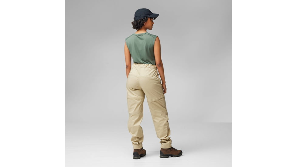Fjallraven Abisko Hike Zip Off Trousers - Womens, Fossil, 38/Small, F14200169-118-38/S