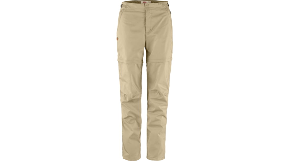 Fjallraven Abisko Hike Zip Off Trousers - Womens, Fossil, 38/Small, F14200169-118-38/S