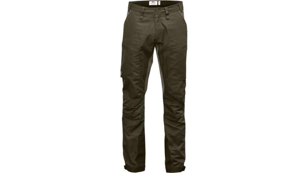 Fjallraven Abisko Lite Trekking Trousers - Men's -Dark Olive-32 Waist-Regular Inseam