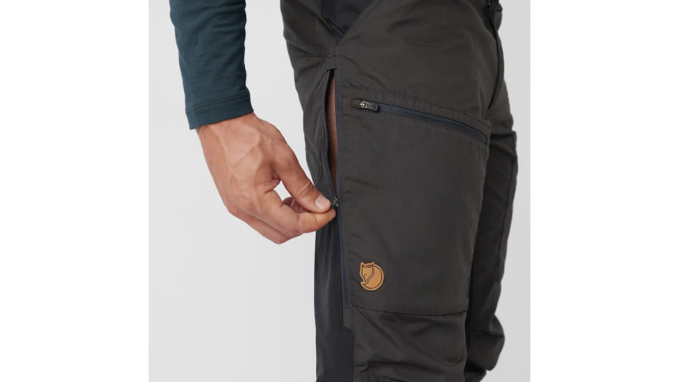 Fjallraven Abisko Lite Trekking Trousers - Mens, Dark Grey/Black, 56/Small, F12200174-30-550-56/S
