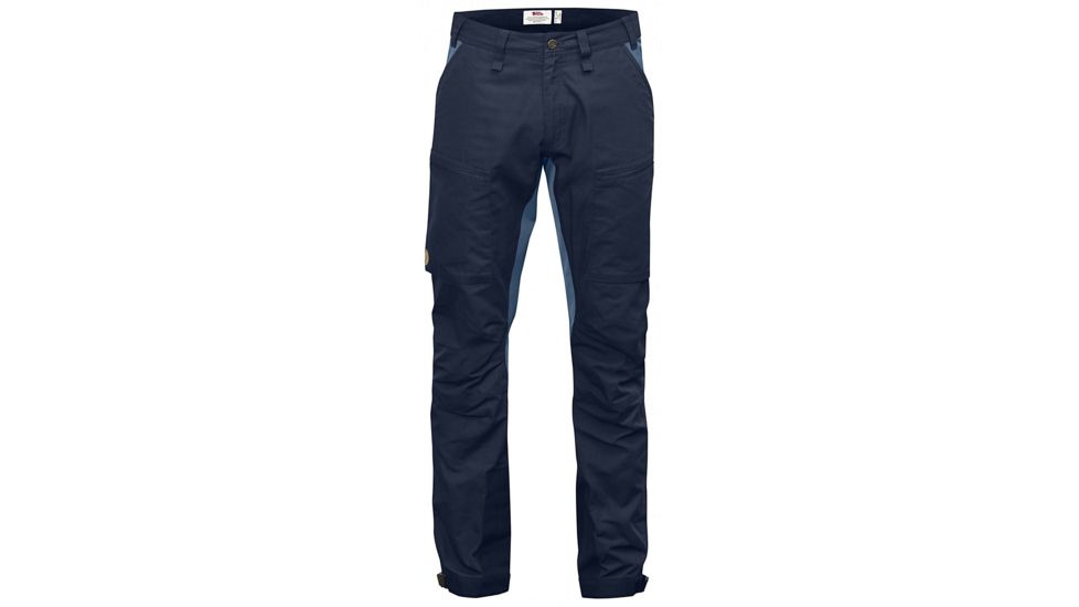 Fjallraven Abisko Lite Trekking Trousers - Mens -Dark Navy/Uncle Blue-EU 48-Regular Inseam