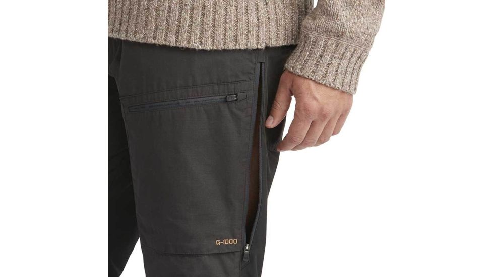 Fjallraven Abisko Lite Trekking Trousers - Mens, Dark Olive/Dark Olive, 44 Waist, Regular Inseam F82890R-633-633-44