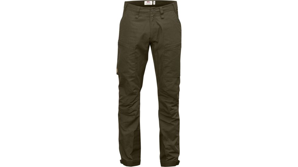 Fjallraven Abisko Lite Trekking Trousers - Mens, Dark Olive/Dark Olive, 56 Waist, Regular Inseam F82890R-633-633-56