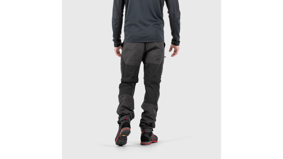 Fjallraven Abisko Lite Trekking Zip-Off Trouser - Mens, Dark Grey/Black, 46/Large, F12200175-30-550-46/L
