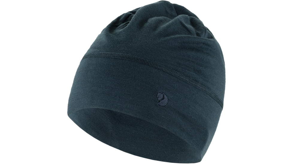 Fjallraven Abisko Lite Wool Beanie, Dark Navy, One Size, F87080-555-OneSize