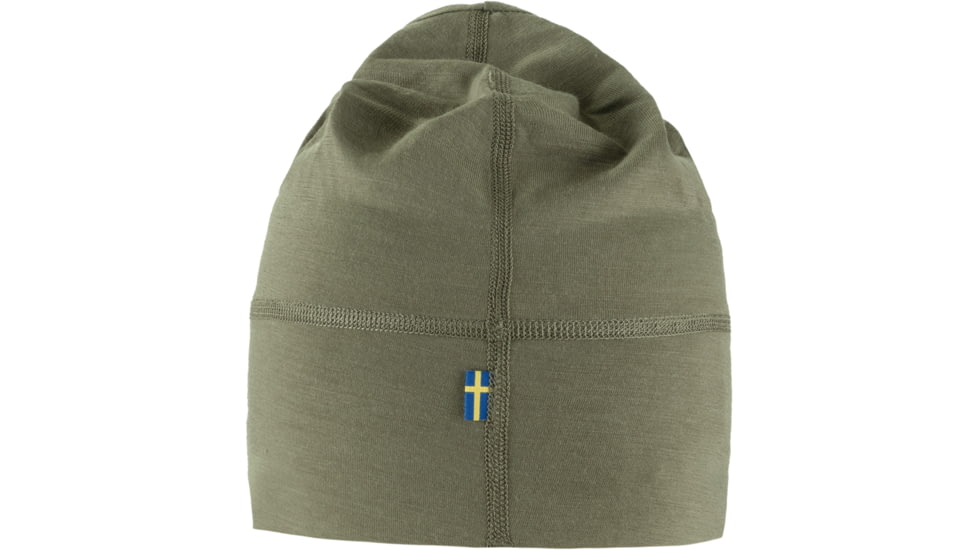 Fjallraven Abisko Lite Wool Beanie, Light Olive, One Size, F87080-622-OneSize