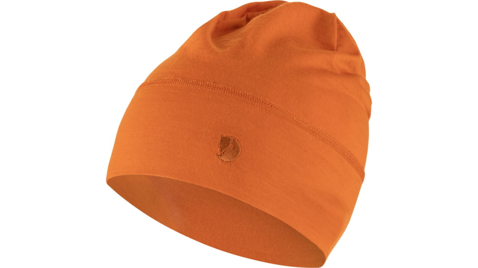 Fjallraven Abisko Lite Wool Beanie, Sunset Orange, One Size, F87080-207-OneSize