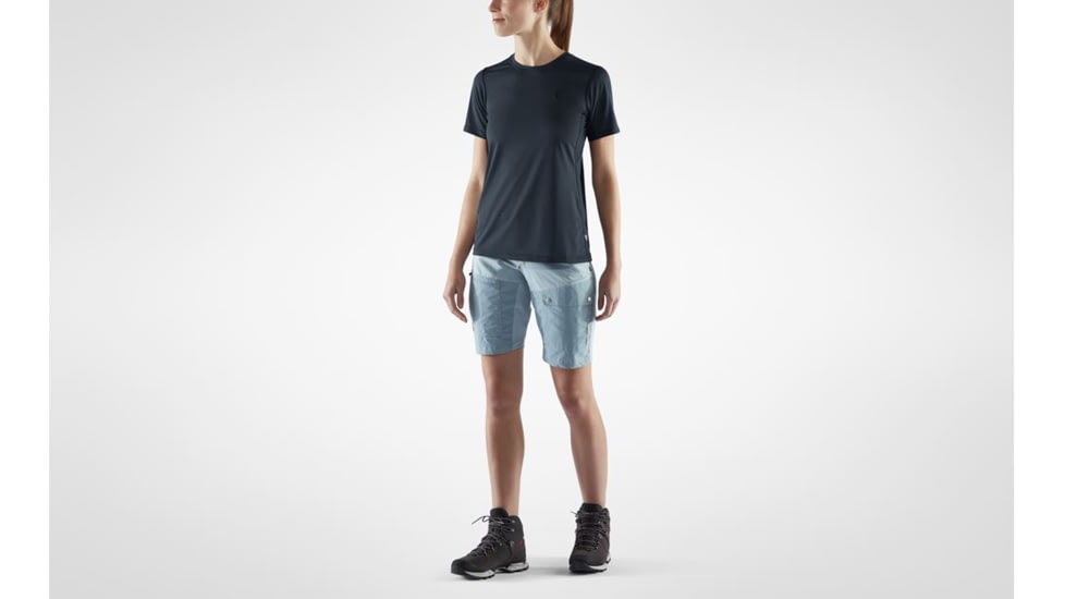 Fjallraven Abisko Mesh Short Sleeve T-Shirt - Womens, Dark Navy, Medium, F84107-555-M