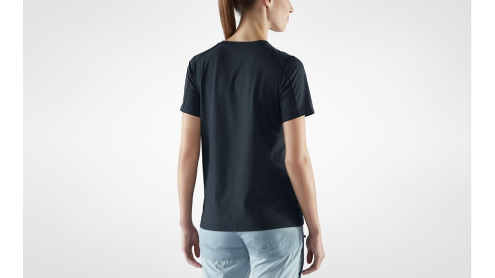 Fjallraven Abisko Mesh Short Sleeve T-Shirt - Womens, Dark Navy, Medium, F84107-555-M