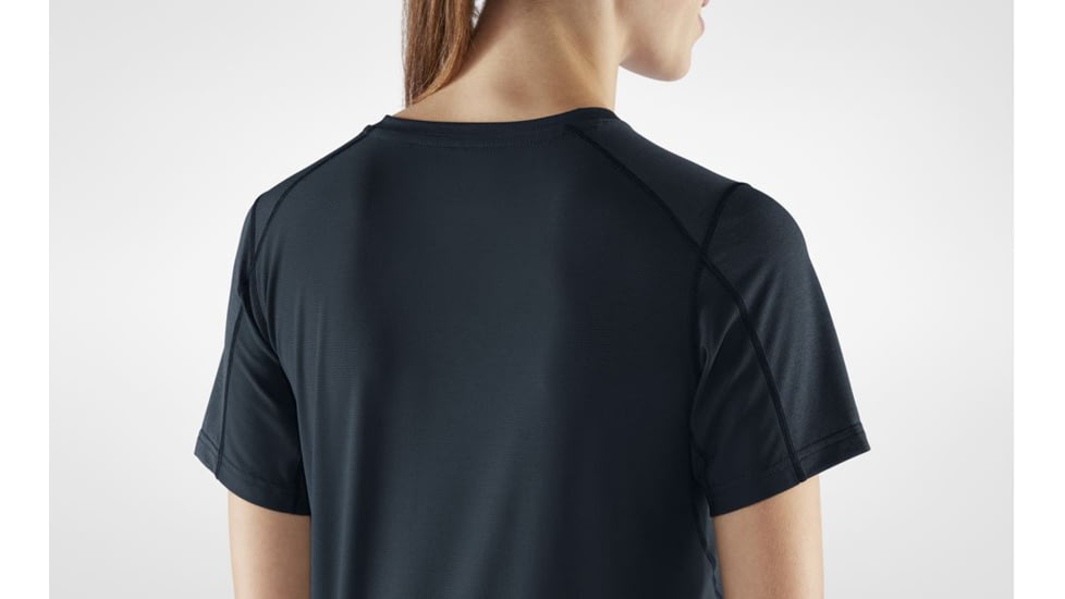 Fjallraven Abisko Mesh Short Sleeve T-Shirt - Womens, Dark Navy, Medium, F84107-555-M