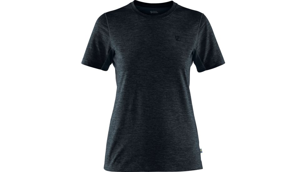 Fjallraven Abisko Mesh Short Sleeve T-Shirt - Womens, Dark Navy, Medium, F84107-555-M