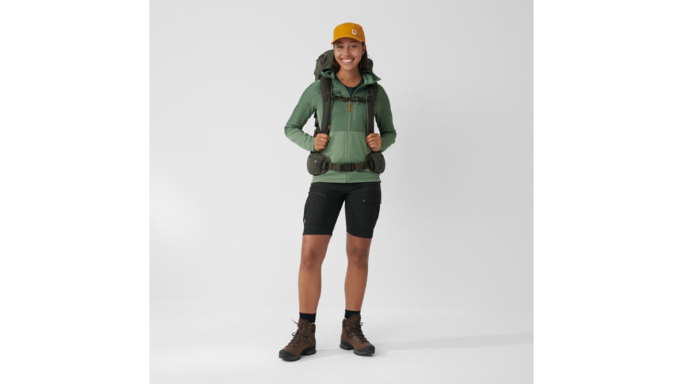Fjallraven Abisko Midsummer Shorts - Womens, Black, 44, F89857-550-44