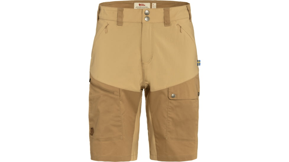 Fjallraven Abisko Midsummer Shorts - Womens, Dune Beige/Buckwheat Brown, 42, F89857-196-232-42