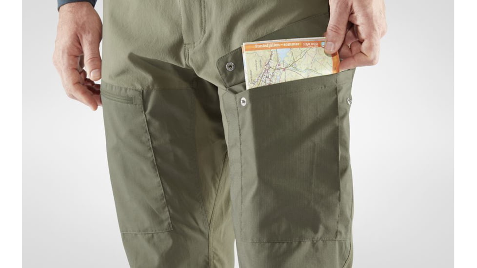 Fjallraven Abisko Midsummer Trousers - Mens, Savanna/Light Olive, 46, Regular, F81152R-235-622-46
