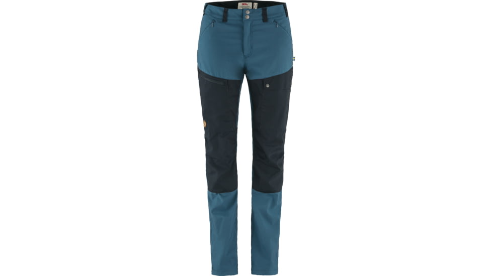 Fjallraven Abisko Midsummer Trousers - Womens, Indigo Blue/Dark Navy, 42, F89827-534-555-42