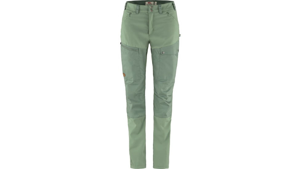 Fjallraven Abisko Midsummer Trousers - Womens, Jade Green/Patina Green, 46, F89827-613-614-46