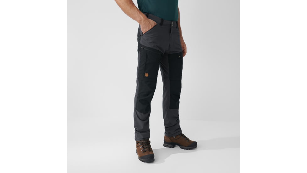 Fjallraven Abisko Midsummer Zip Off Trousers - Mens, Dark Grey/Black, 52, F81154-030-550-52
