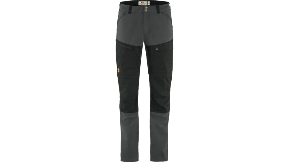 Fjallraven Abisko Midsummer Zip Off Trousers - Mens, Dark Grey/Black, 46/Large, F12200171-30-550-46/L