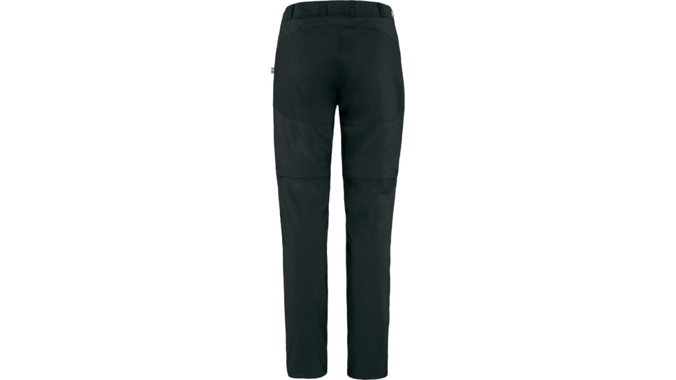 Fjallraven Abisko Midsummer Zip Off Trousers - Womens, Black, 46/Small, F14200152-550-46/S