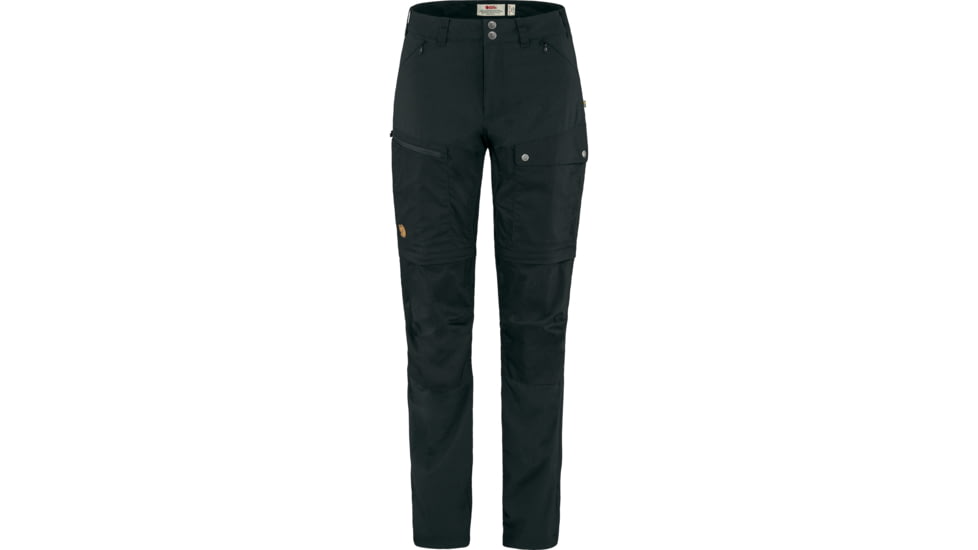 Fjallraven Abisko Midsummer Zip Off Trousers - Womens, Black, 46/Small, F14200152-550-46/S