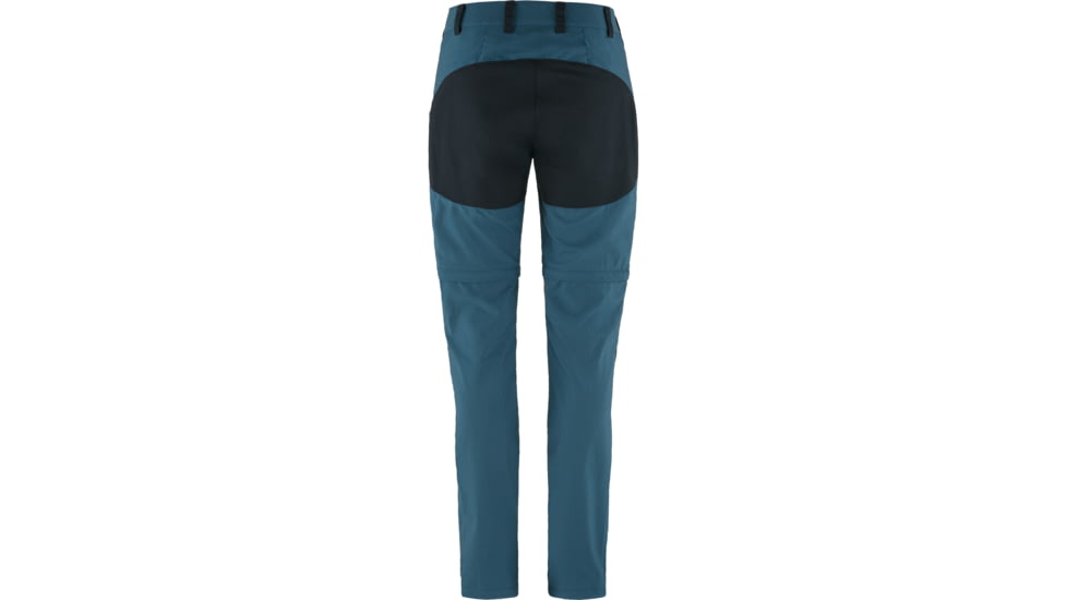 Fjallraven Abisko Midsummer Zip Off Trousers - Womens, Indigo Blue/Dark Navy, 48/R, F14200152-534-555-48/R