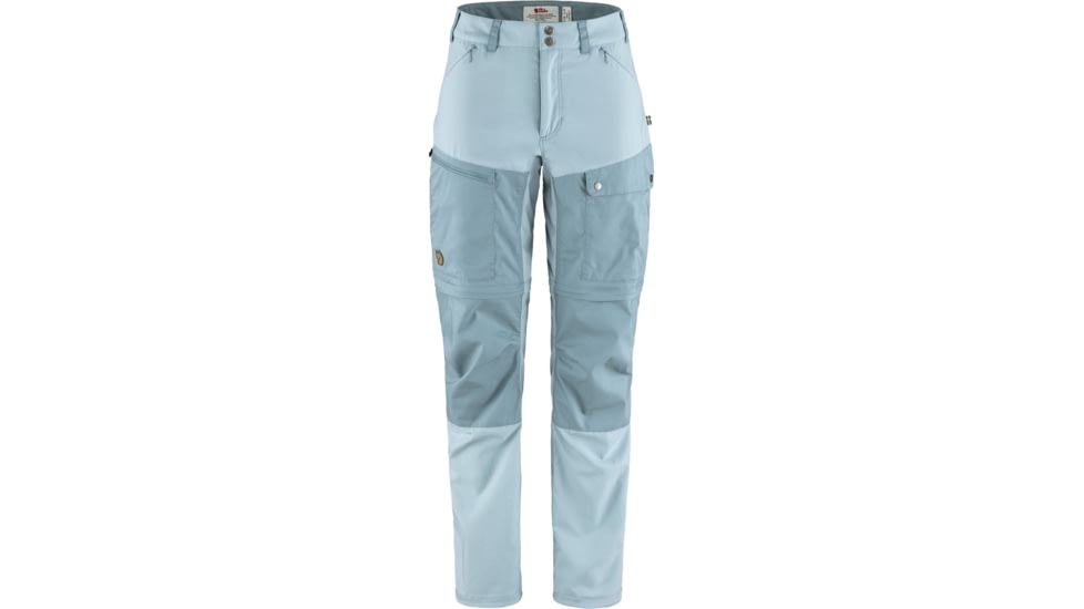 Fjallraven Abisko Midsummer Zip Off Trousers - Womens, Mineral Blue-Clay Blue, 40, F89834-562-563-40
