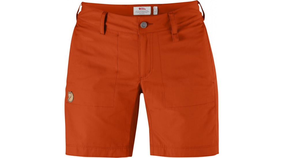 Fjallraven Abisko Shade Shorts - Womens, Flame Orange, 10, F89811-214-40